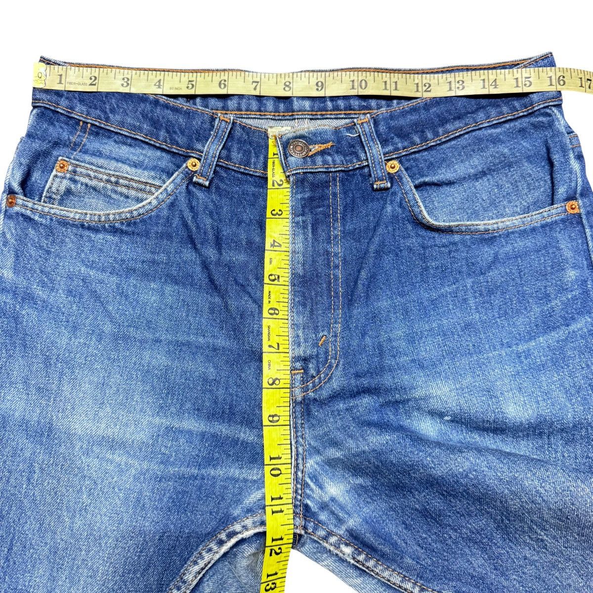 Levi's Vintage Levis 517 Flare Jeans Repaired Hedi Slimane Size US 32 / EU 48 - 12 Thumbnail