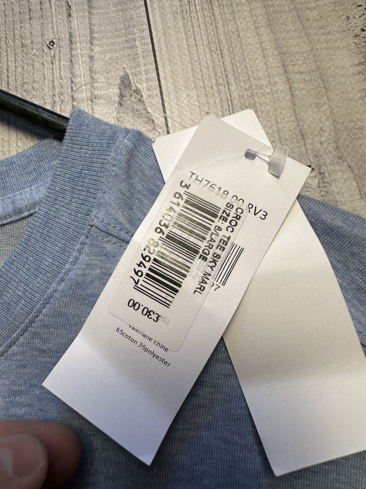 Lacoste Lacoste blue logo tee size XL Size US XL / EU 56 / 4 - 4 Thumbnail