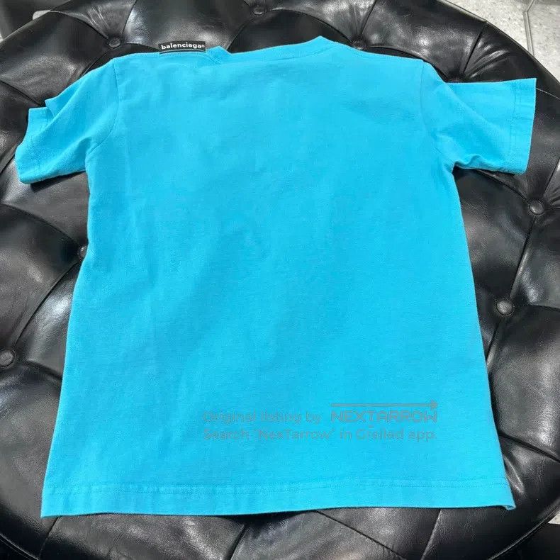 Balenciaga Balenciaga Solid Color Casual Round Neck Short Sleeve T-sh Size US M / EU 48-50 / 2 - 2 Thumbnail