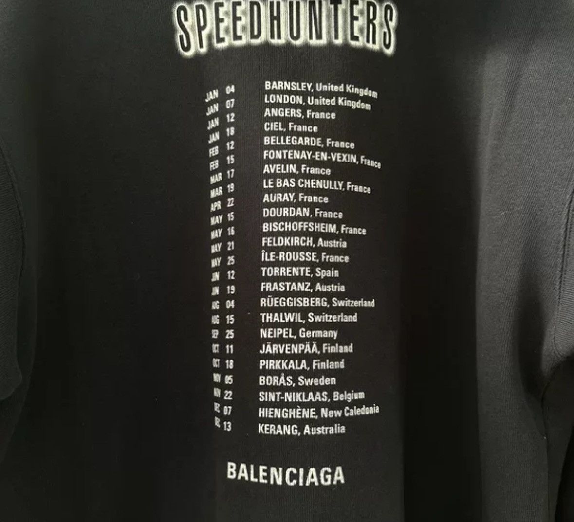 Balenciaga BALENCIAGA FW18 Speedhunters Band Portrait Printed Hoodie Size US XS / EU 42 / 0 - 4 Thumbnail