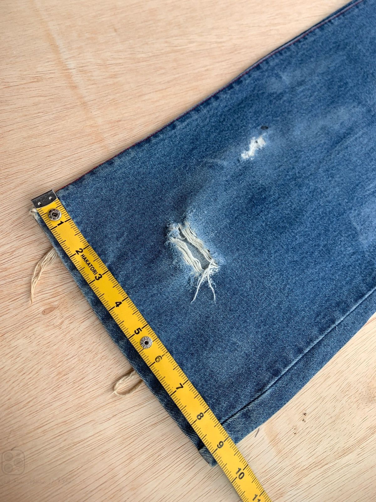 Hysteric Glamour × Japanese Brand Thriller Dnm Distressed Denim Jeans Size US 31 - 13 Thumbnail
