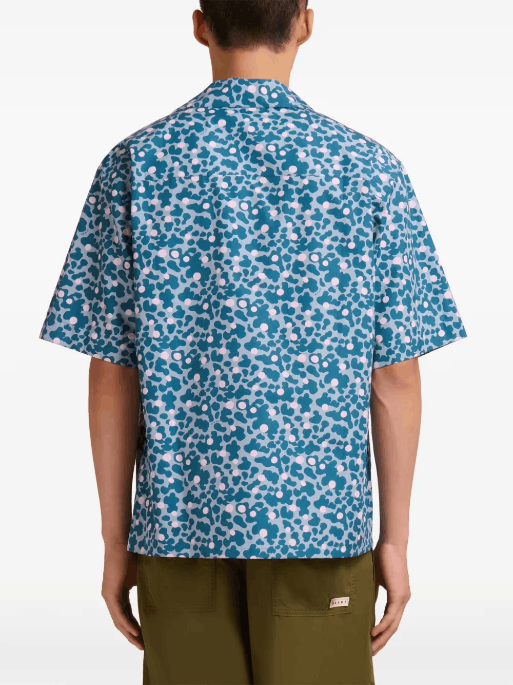 Other Blue Poplin Bowling Shirt | Classic Retro Button Down Size US S / EU 44-46 / 1 - 4 Thumbnail