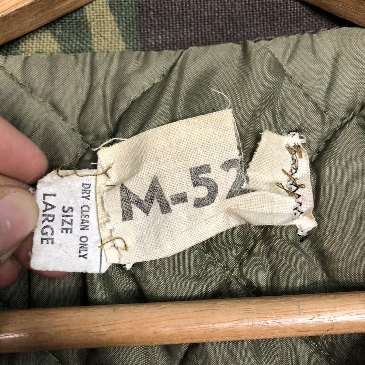 Vintage 🔥VINTAGE CHORE JACKET M-52 CARGO POCKET CAMOUFLAGE USA Size US L / EU 52-54 / 3 - 20 Thumbnail