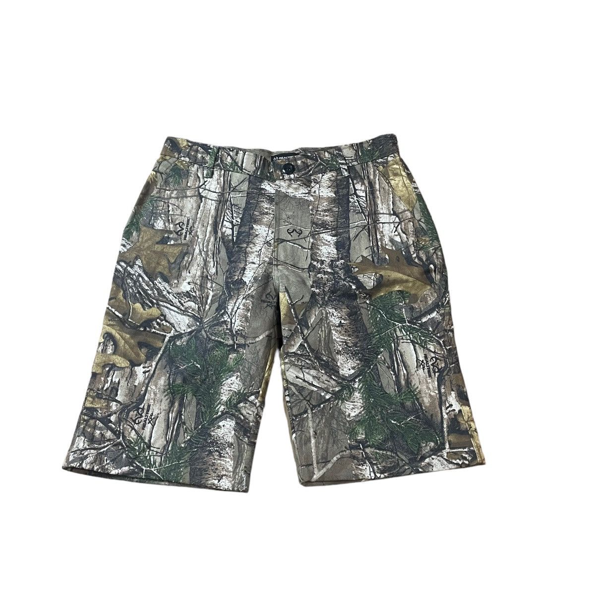 Mossy Oaks × Realtree Crazy Vintage Realtree Mossy Oak Essential Camo Shorts Size US 30 / EU 46 - 1 Thumbnail