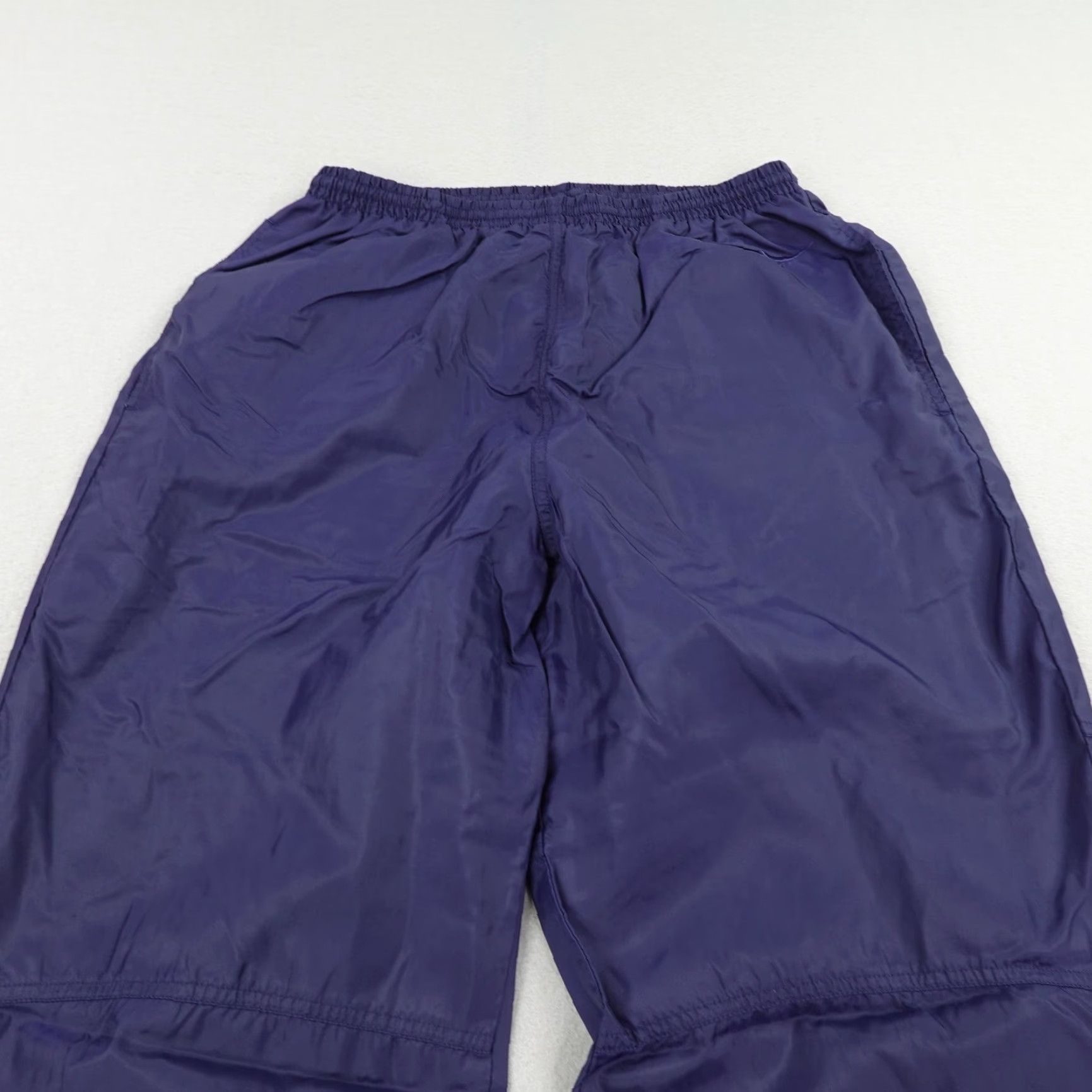 Nike VINTAGE Nike Track Pants Mens Large Blue Athleisure Windbreaker Joggers 2000s Activewear Size US 33 - 2 Thumbnail