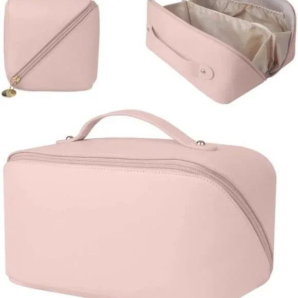 Other Blush Pink Large Capacity Cosmetic / Makeup Organizer Case Size ONE SIZE - 2 Thumbnail