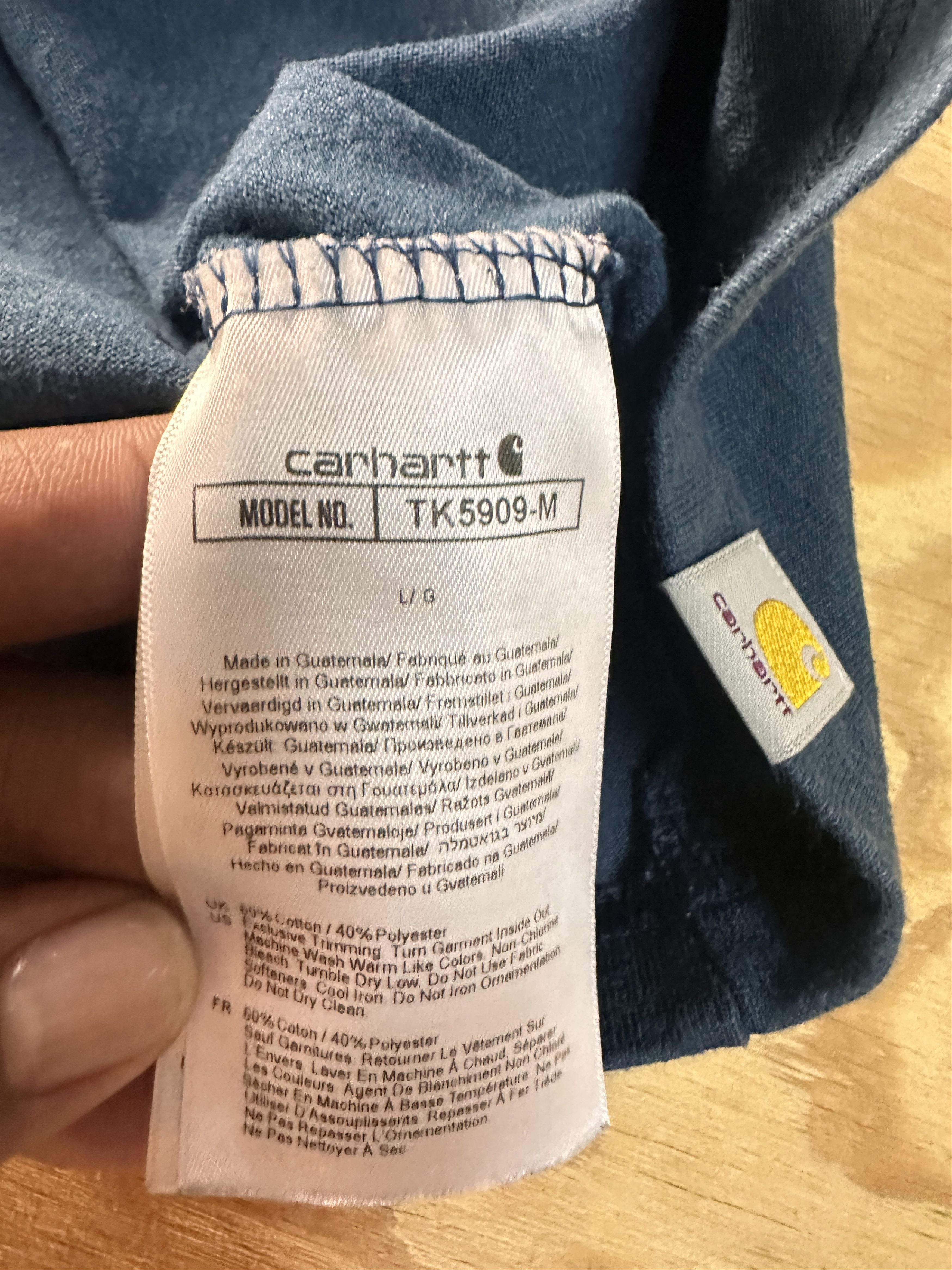 Carhartt Carthartt Blue Relaxed Fit . L Size US L / EU 52-54 / 3 - 4 Thumbnail