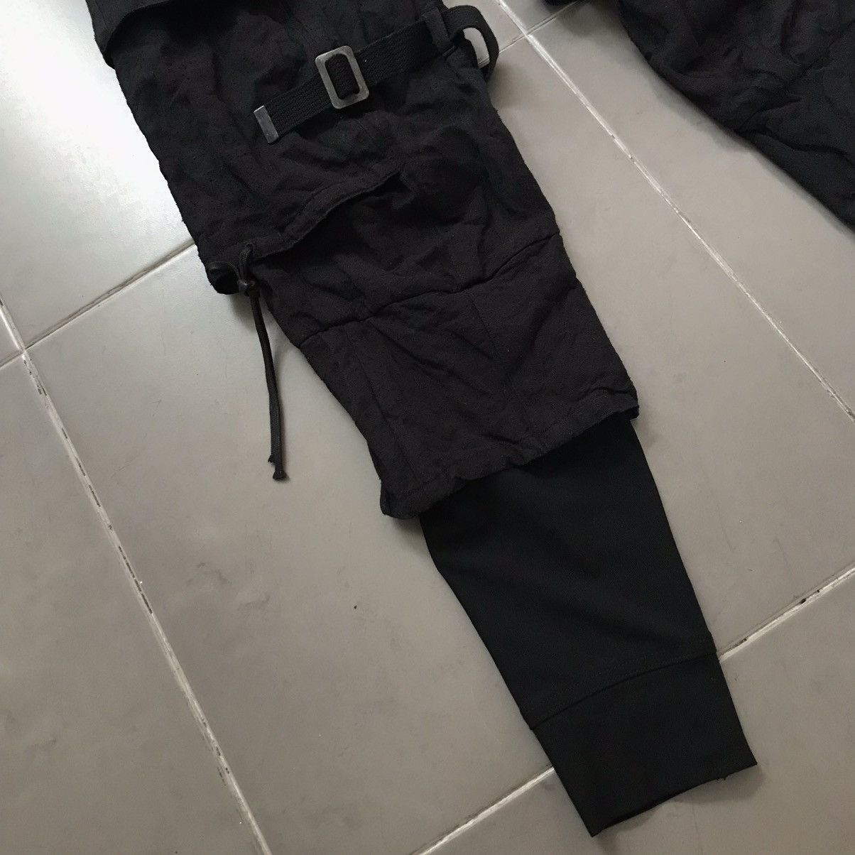 D.Hygen D.HYGEN MIX SILK COTTON LAYERED CARGO PANTS Size US 30 / EU 46 - 12 Thumbnail