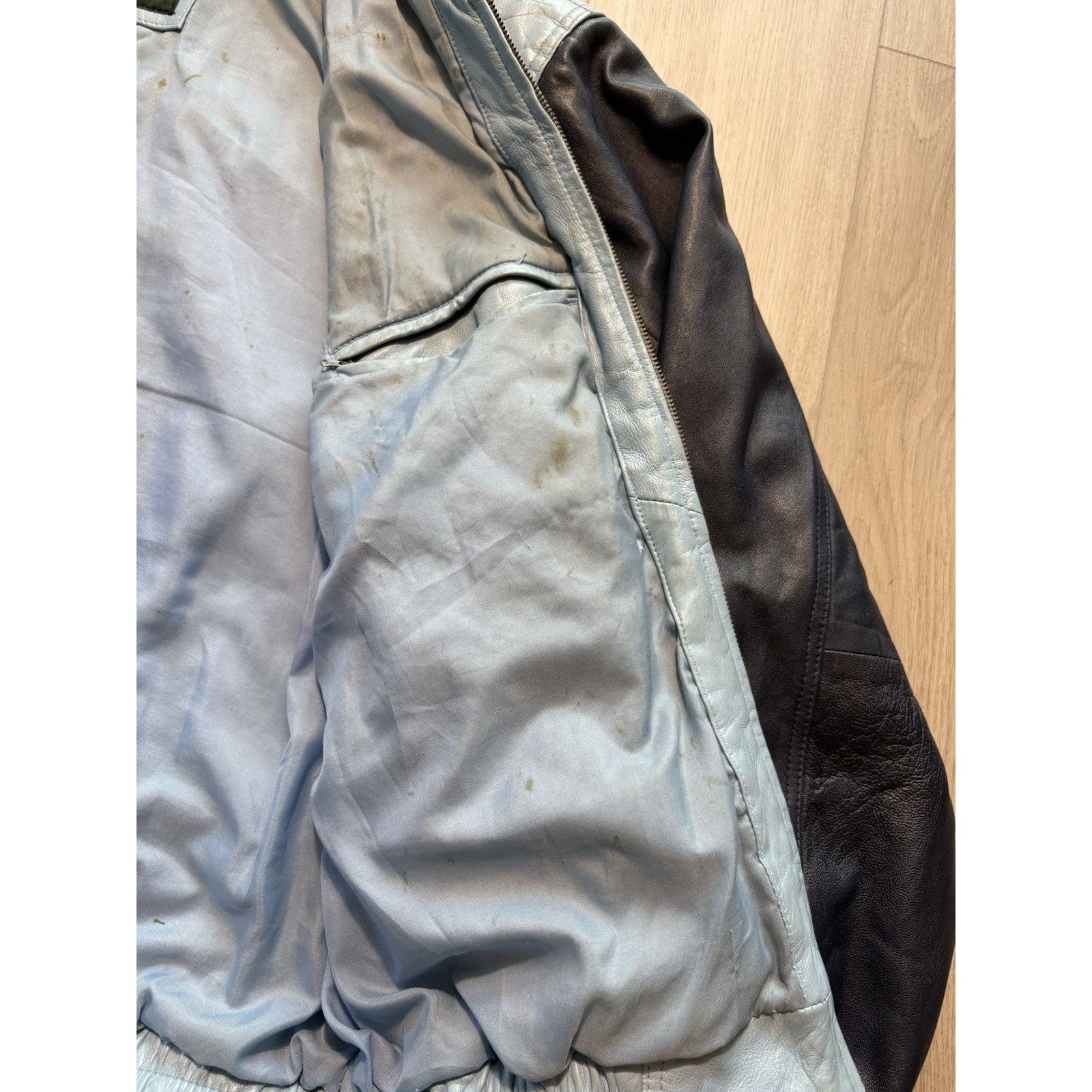 Leather VTG 90s Old School University Streetwear XL Leather Jacket Size US XL / EU 56 / 4 - 13 Thumbnail