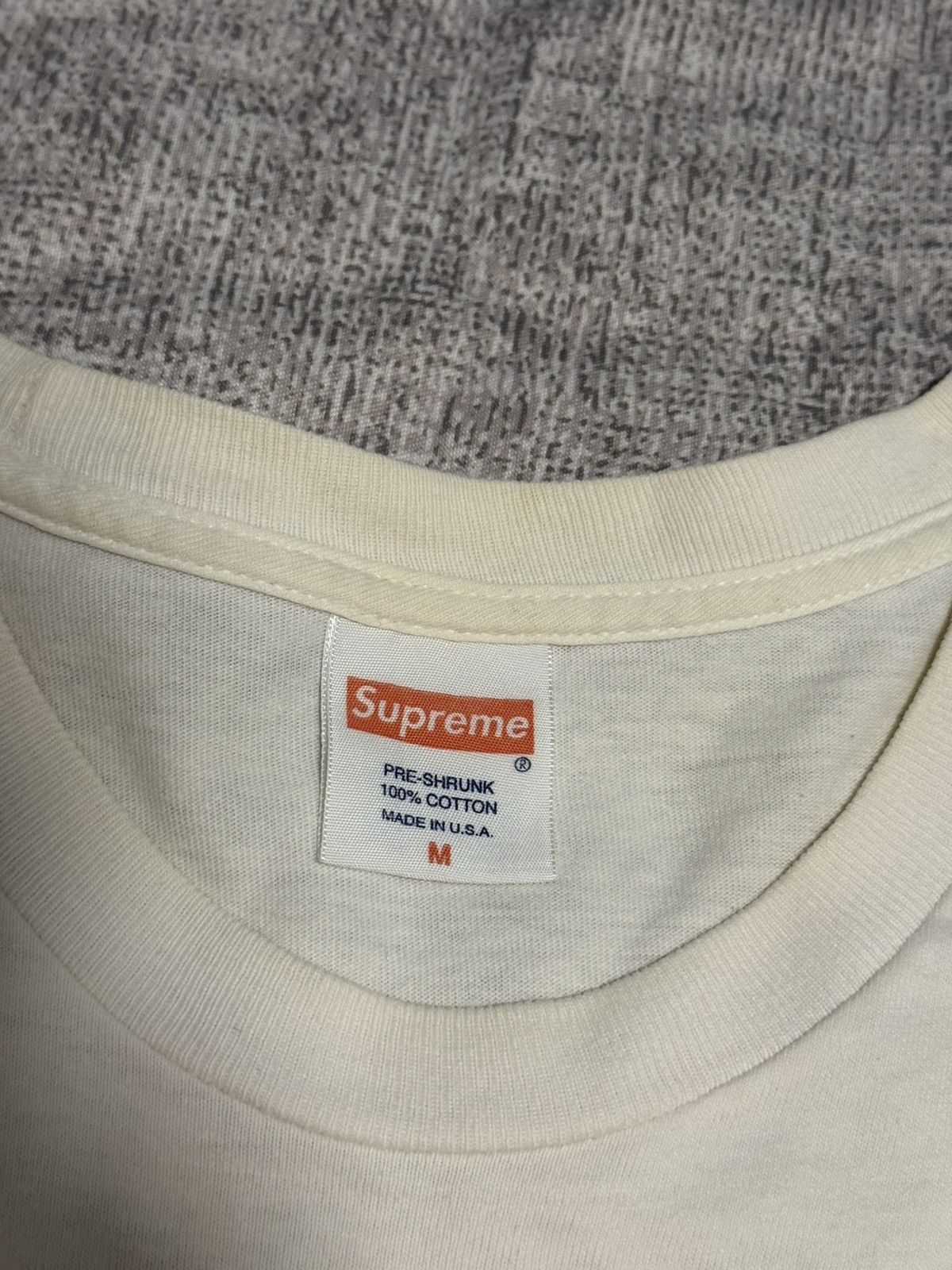 Supreme Supreme fw14 KRS one all means tee white medium Size US M / EU 48-50 / 2 - 5 Thumbnail