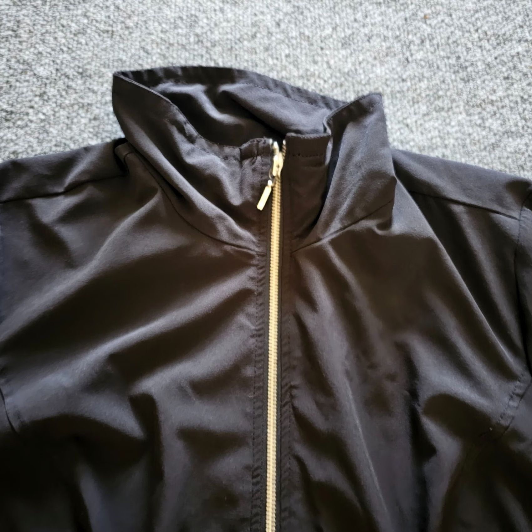 Vintage Chicos Zenergy Jacket 2 Womens Large Black Long Sleeve Lightweight Casual Jacket Size L / US 10 / IT 46 - 2 Thumbnail