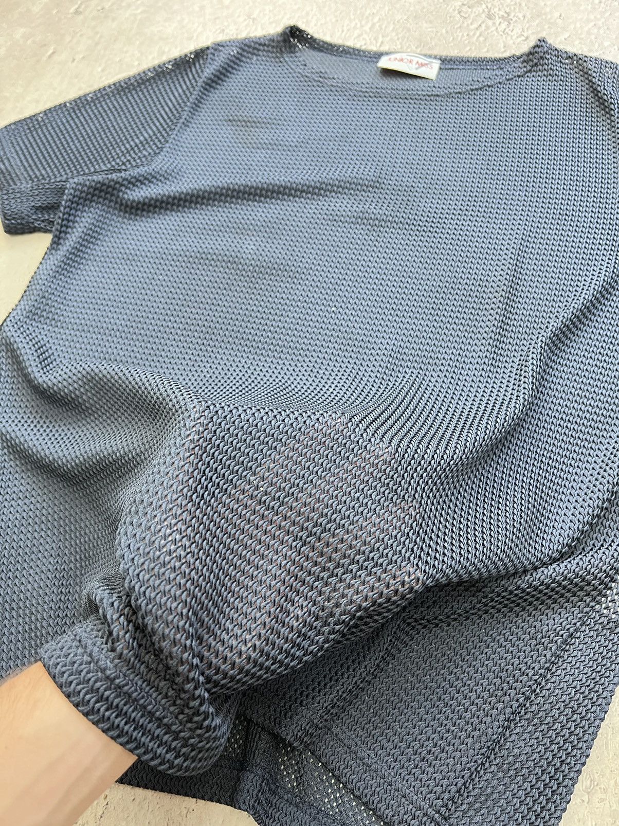 Hysteric Glamour × Japanese Brand VINTAGE Y2K JPG STYLE Japanese brand Fishnet mesh Tshirt Size US L / EU 52-54 / 3 - 6 Thumbnail