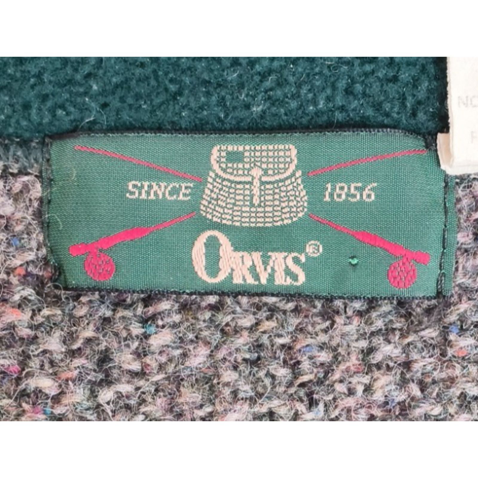 Orvis Orvis Zip Wool Sweater Men's 2XL Brown Vintage Outdoor USA Size US XXL / EU 58 / 5 - 6 Thumbnail
