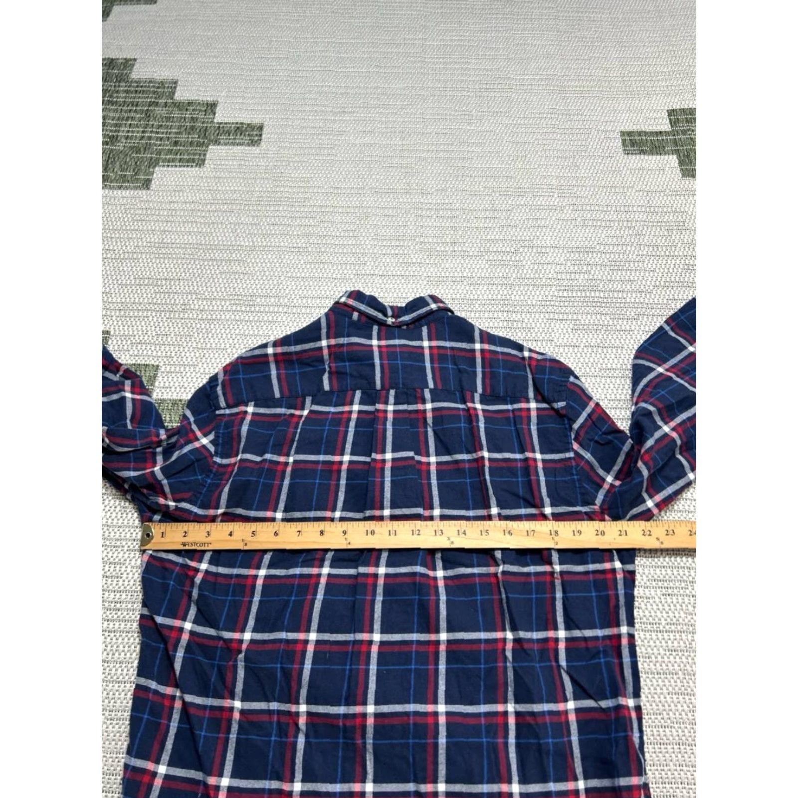 Brooks Brothers Brooks Brothers Red Fleece Flannel Shirt Mens Large Multicolor Plaid Button Down Shirt Size US L / EU 52-54 / 3 - 6 Thumbnail