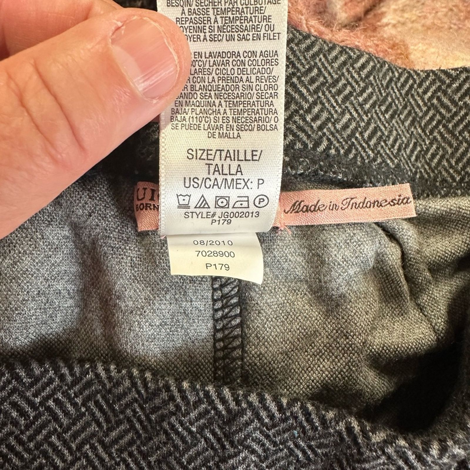 Juicy Couture Juicy Couture Jaquard Herringbone Pants Size 28" / US 6 / IT 42 - 2 Thumbnail