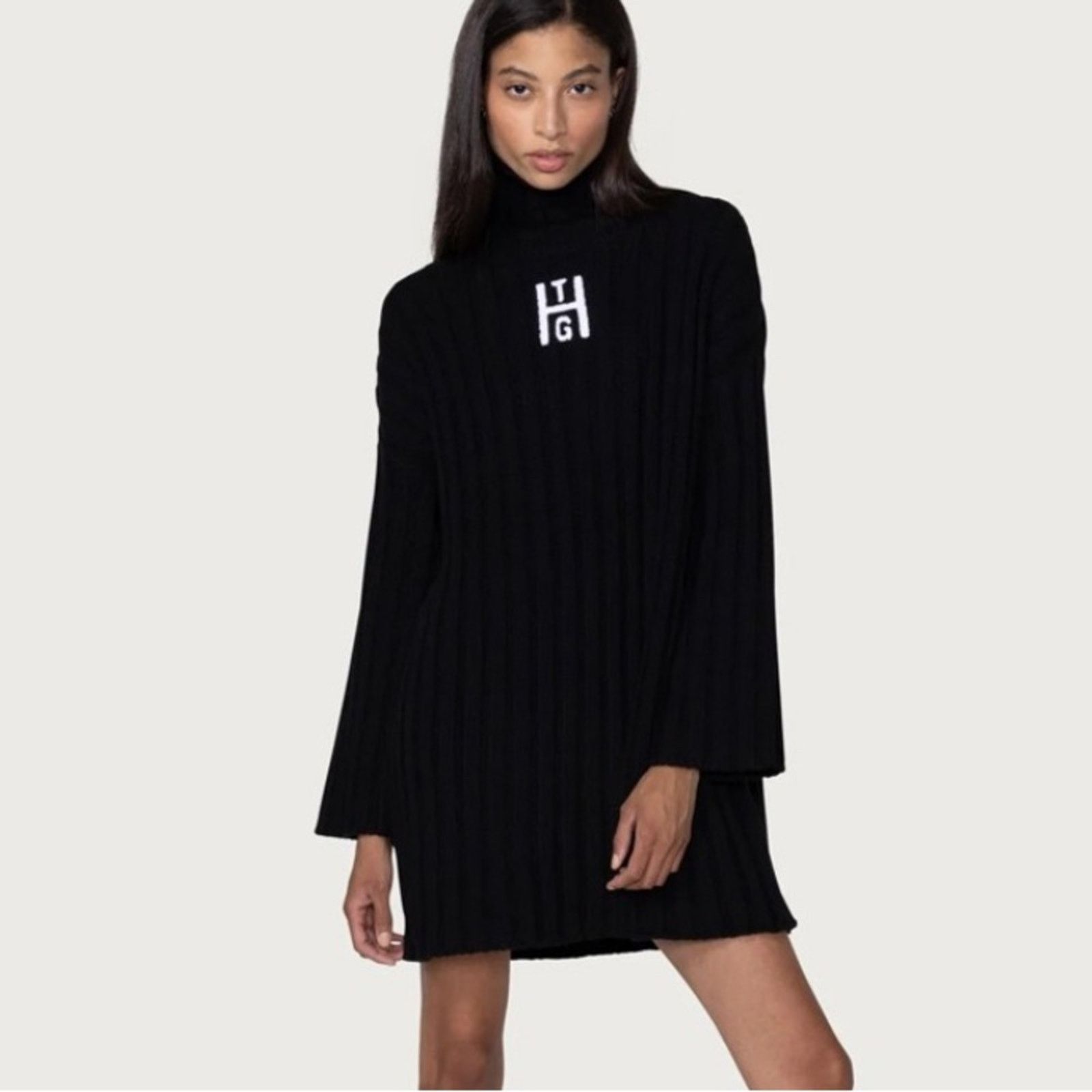 Honor the Gift HONOR THE GIFT Freshman Turtleneck Dress Grey NWT in XS Size XS / US 0-2 / IT 36-38 - 3 Thumbnail