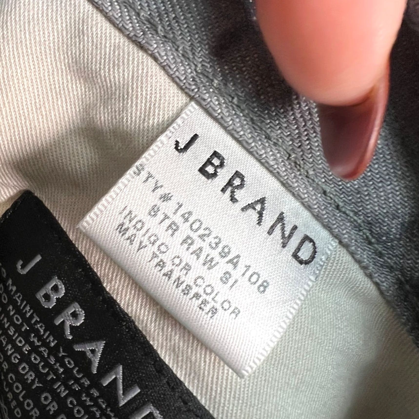 J Brand J Brand Jeans Slim Fit Denim 31 Gray 5-Pocket Cotton Blend Adult Womens Size 24" / US 00 / IT 34 - 5 Thumbnail