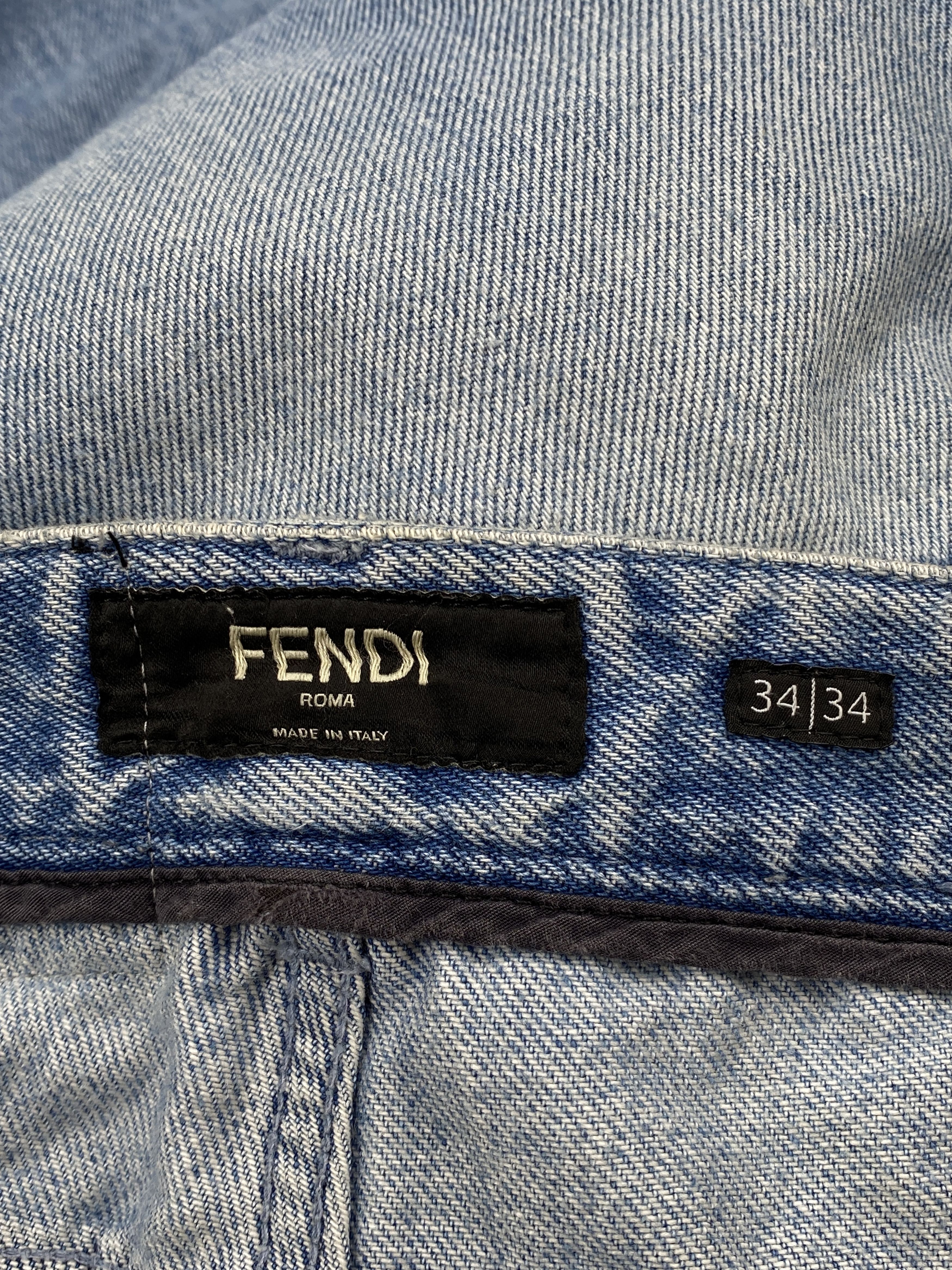 Fendi Stone Washed Jeans Size 24" / US 00 / IT 34 - 13 Thumbnail