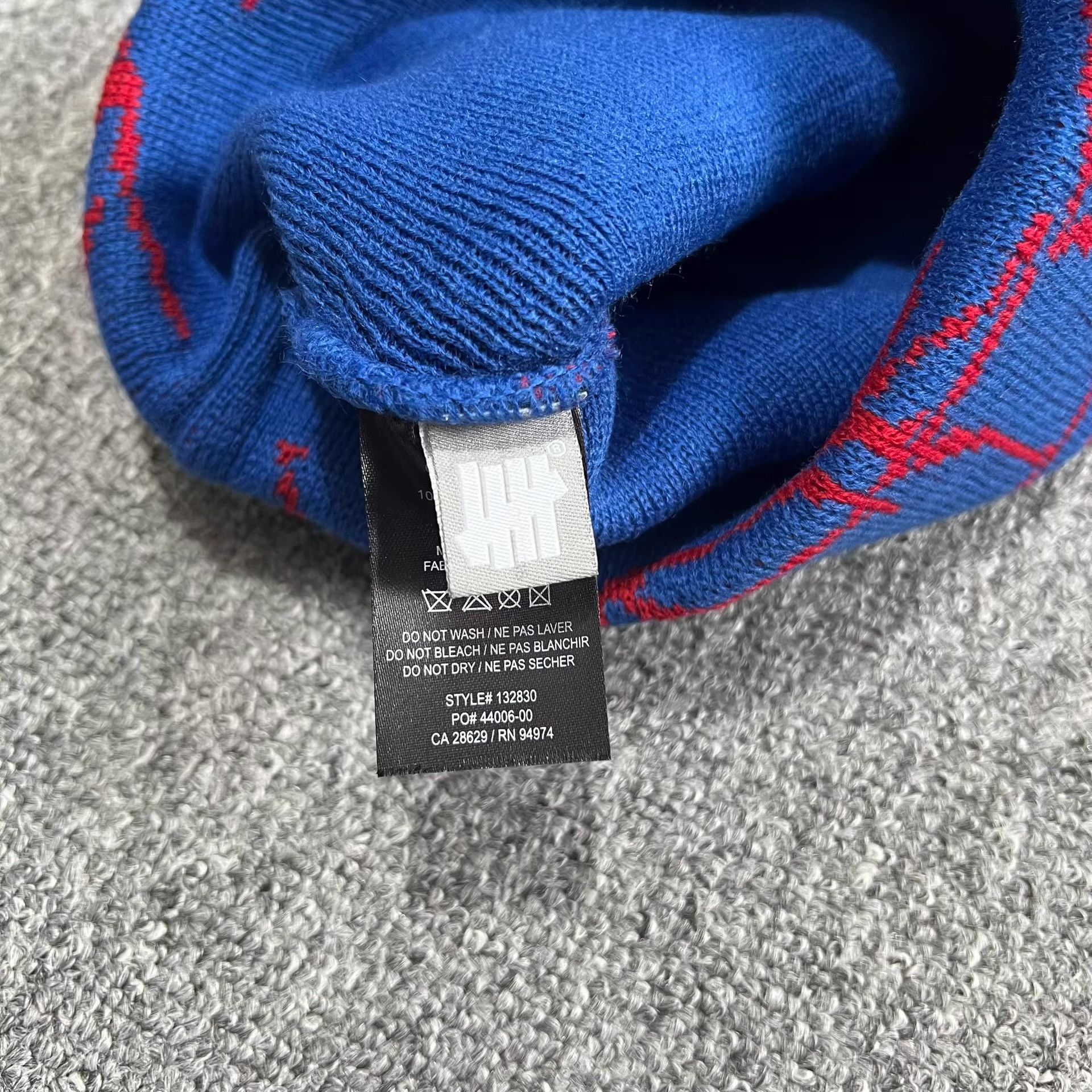 Undefeated Undefeated All-Over Art Print Knit Beanie Q7 Size ONE SIZE - 4 Thumbnail