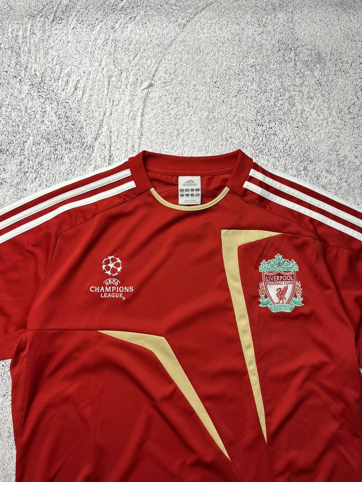 Adidas Liverpool Champions League Training shirt jersey ADIDAS 2009 Size US S / EU 44-46 / 1 - 6 Thumbnail