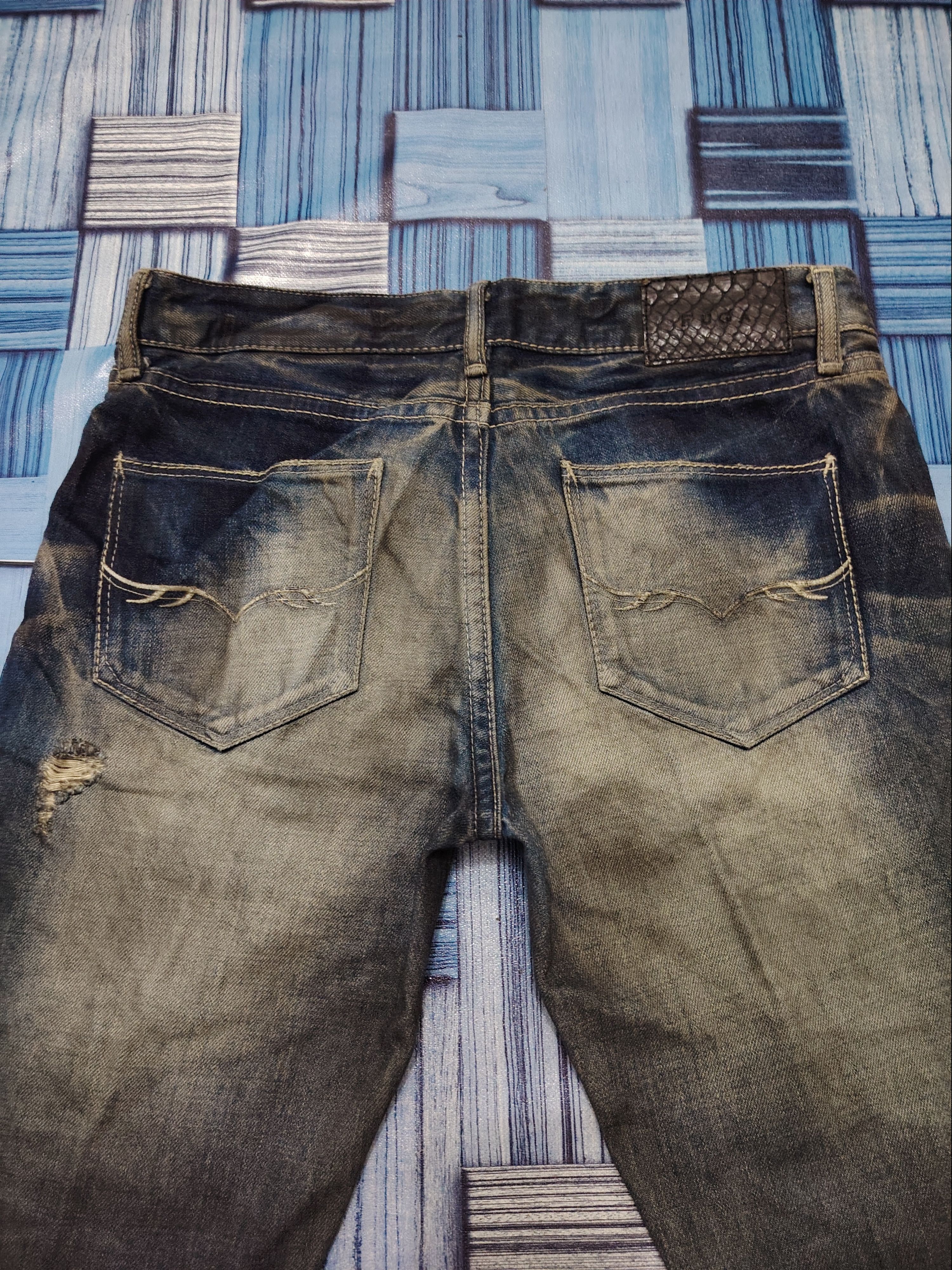 GOSTAR DE FUGA 💥Insane💥Rare💥Fuga Distressed Flared Jeans inspired I6W9 Size US 30 / EU 46 - 13 Thumbnail