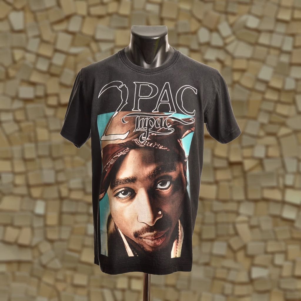 Vintage DDP Rock@Tees 2Pac Tupac Shakur Vintage T-Shirt Tee Size M Shirt Mens Black Size US M / EU 48-50 / 2 - 1 Thumbnail