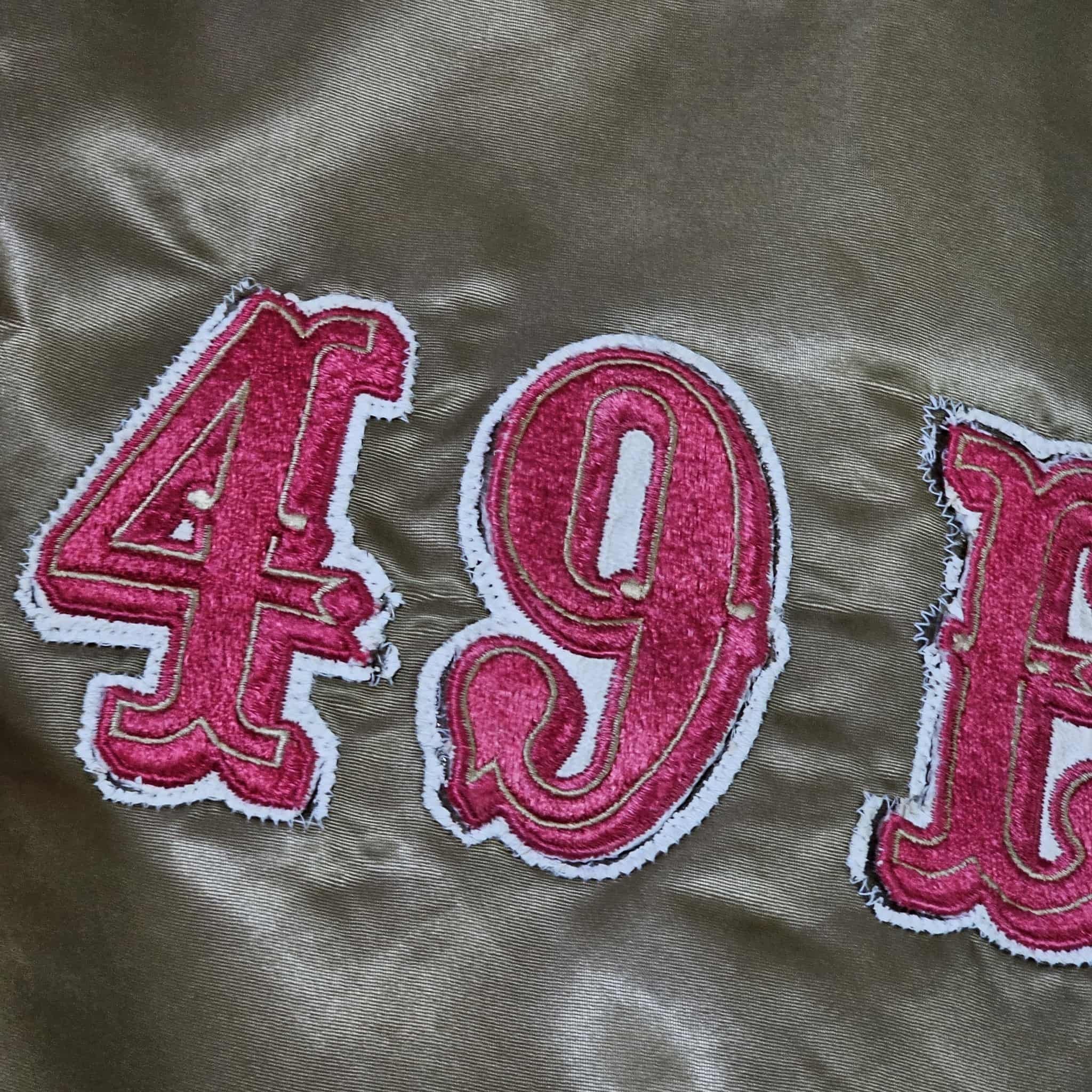 NFL San Francisco 49ers Vintage 80s Starter Satin Bomber Jacket Size US L / EU 52-54 / 3 - 8 Thumbnail