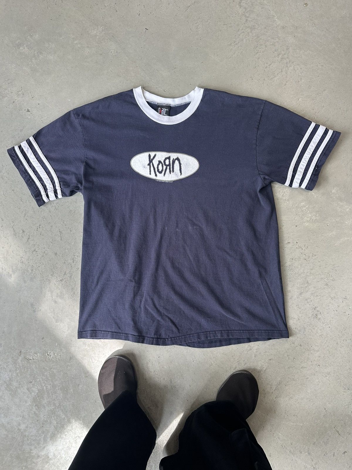 image of Vintage Korn 1997 Jersey Shirt in Navy, Men's (Size XL)