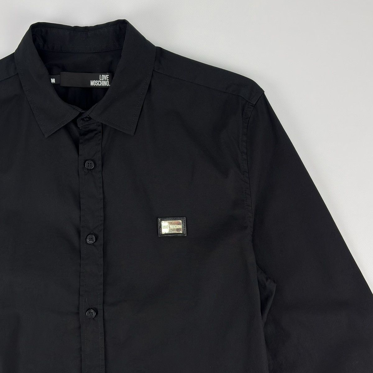 Moschino Love Moschino Shirt Button Up metal logo Size US M / EU 48-50 / 2 - 4 Thumbnail
