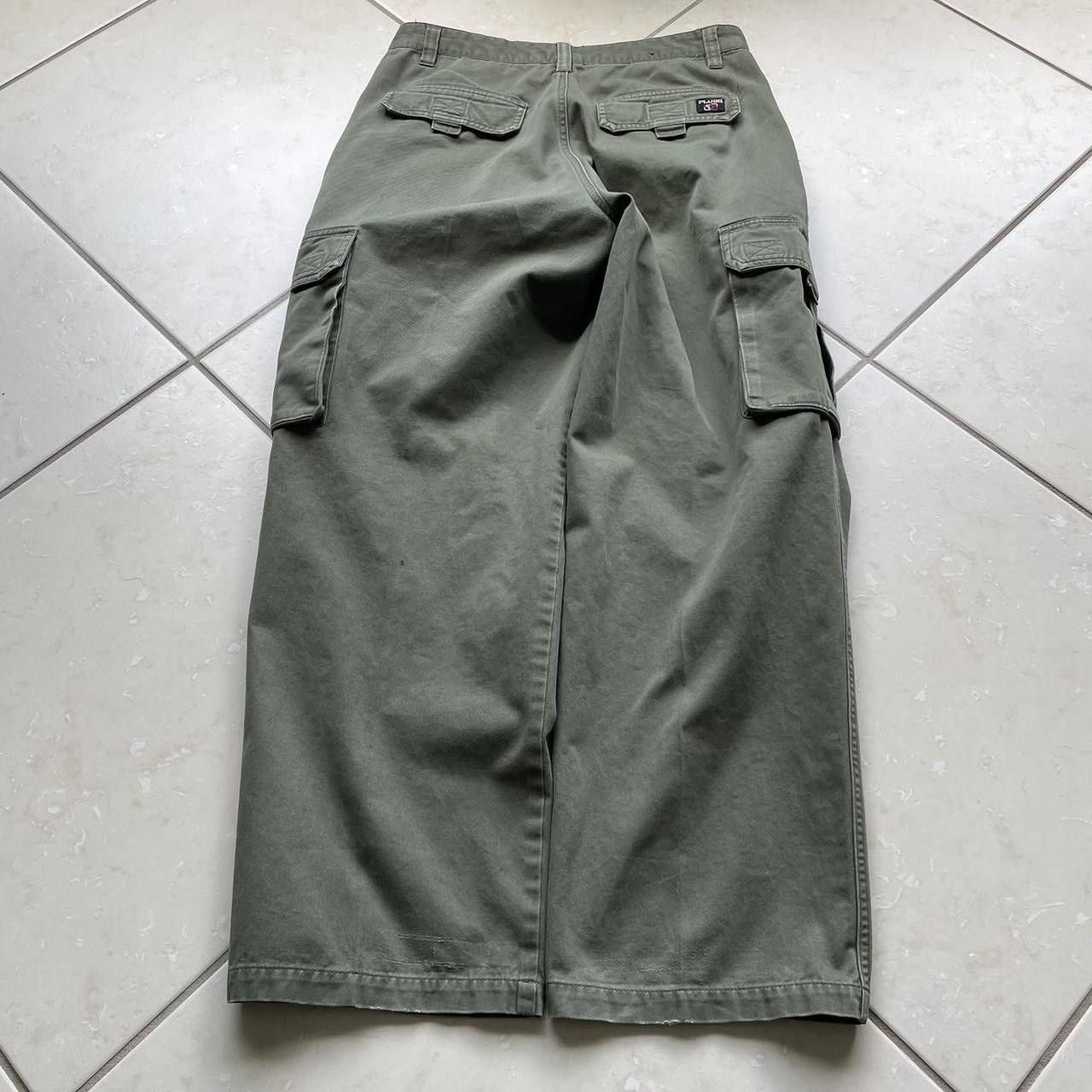 JNCO × Vintage Vintage Y2K 90's PLUGG Military Green Baggy Wide Cargo Pants Size US 32 / EU 48 - 1 Thumbnail
