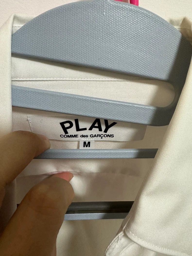 Comme des Garcons Comme Des Garcons Plain White Shirt Size M / US 6-8 / IT 42-44 - 2 Thumbnail
