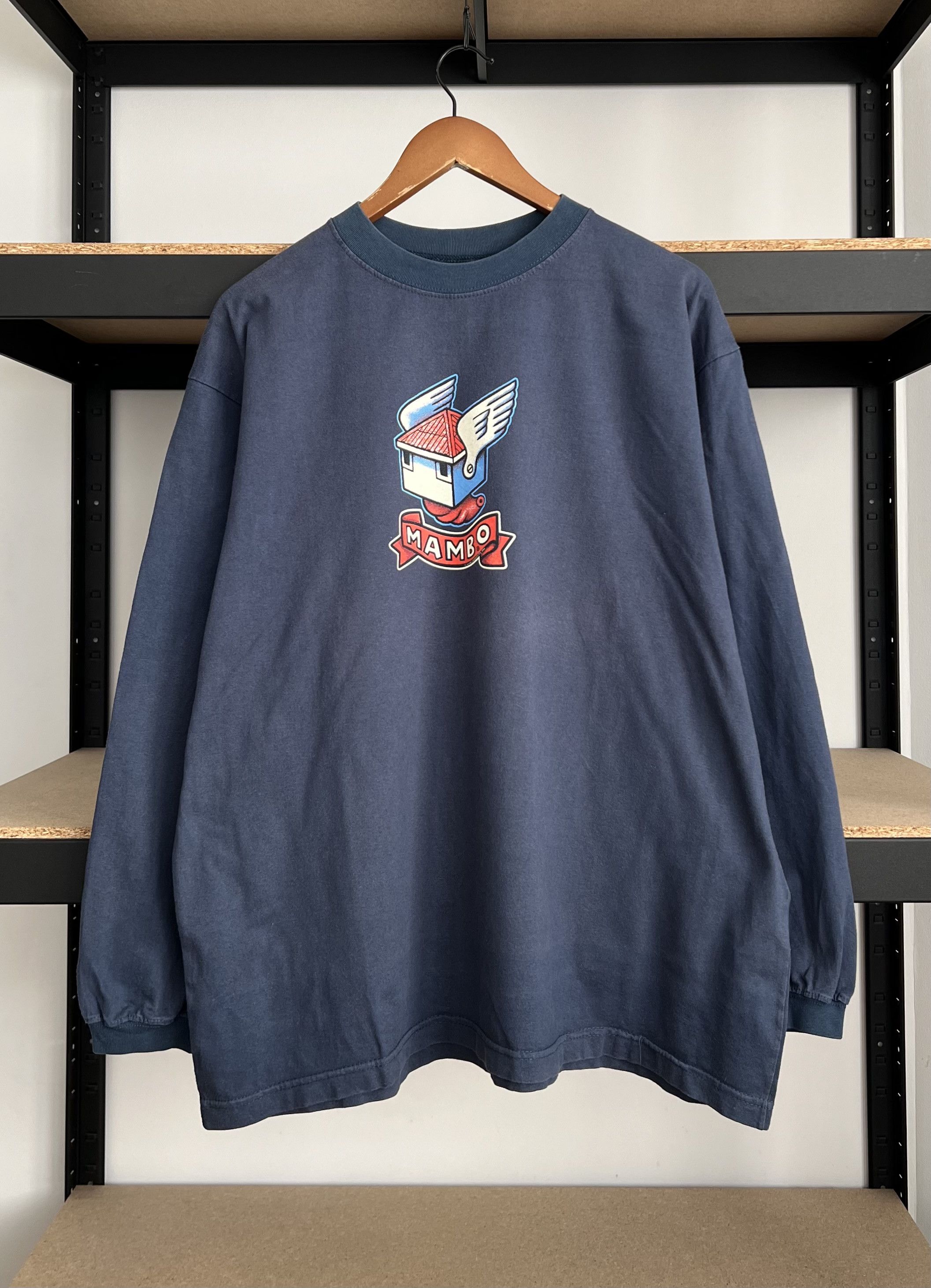 Mambo Vintage 1996 Mambo Surf Navy Long Sleeve T-shirt Size US L / EU 52-54 / 3 - 1 Thumbnail