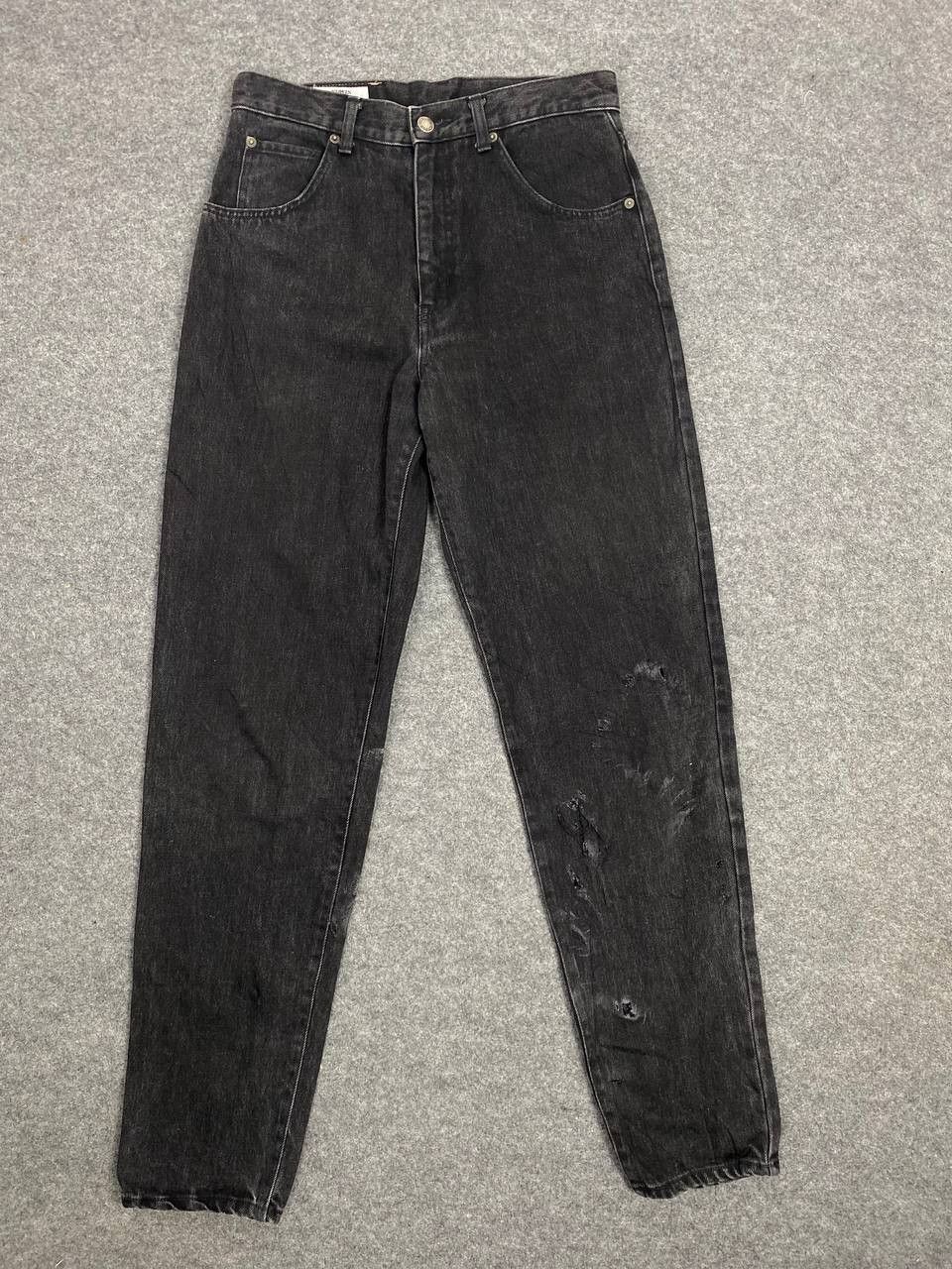 Edwin vintage edwin super black distressed denim Size US 31 - 5 Thumbnail