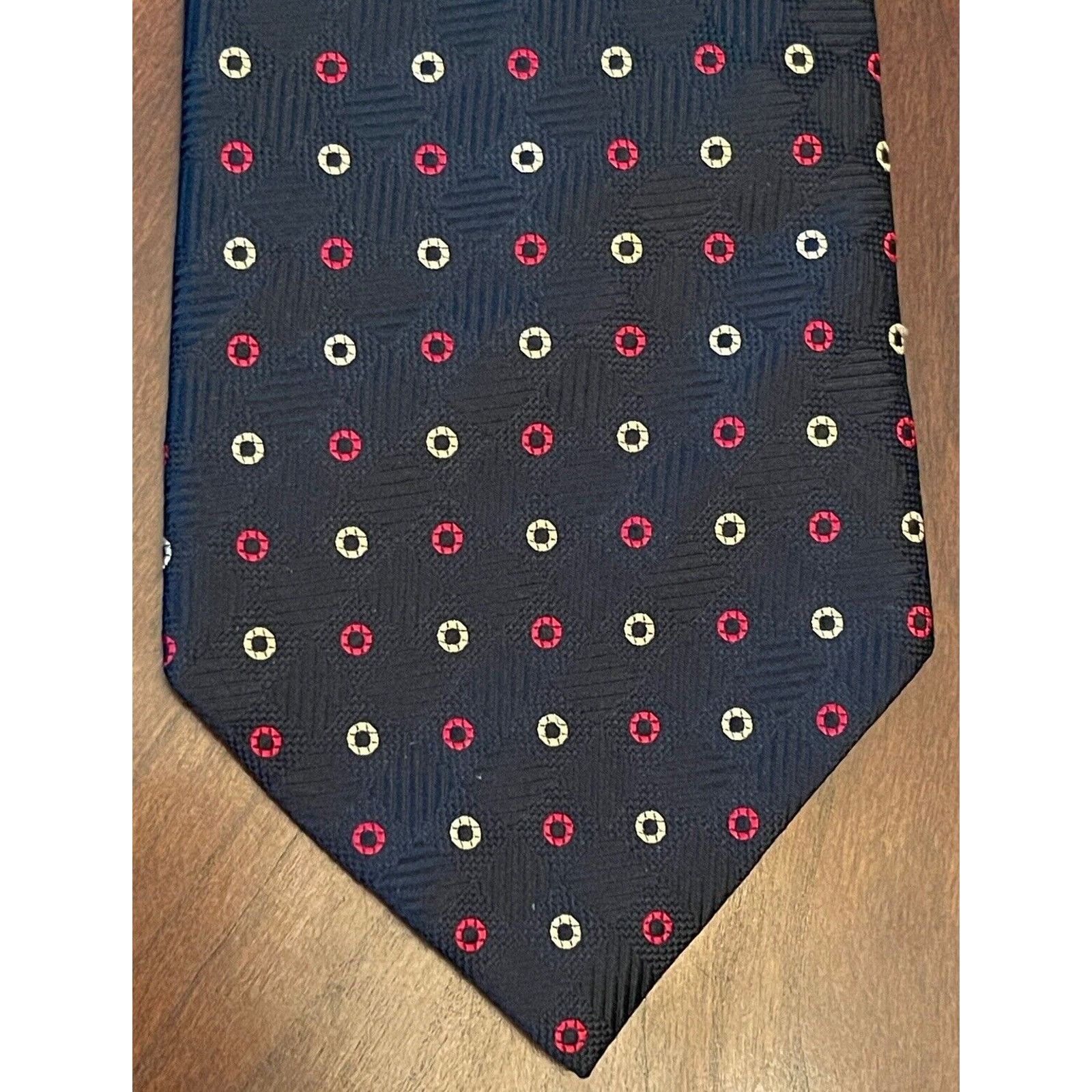 Burma Bibas Burma Bibas Black Red Gold 100% Silk Made In Usa Size ONE SIZE - 1 Thumbnail