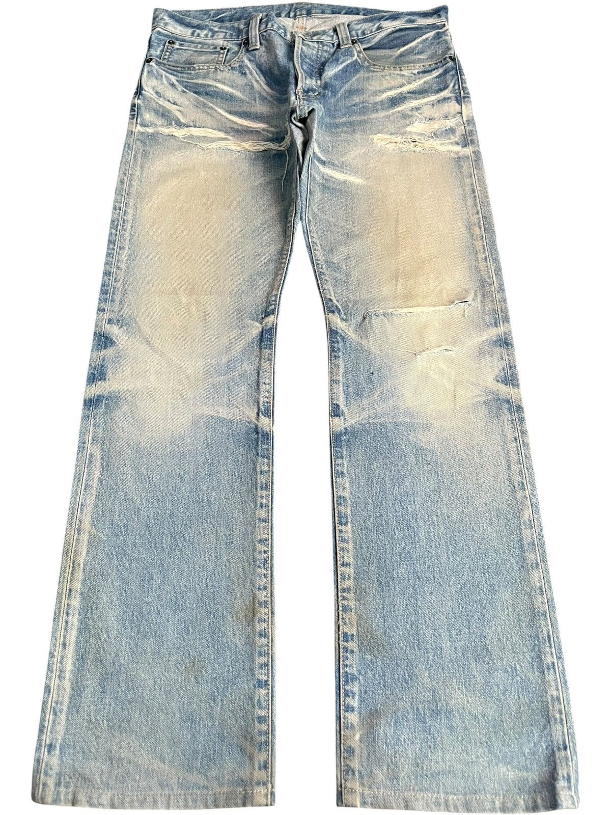 Vintage Takeo Kikuchi Mud Wash Distressed Jeans