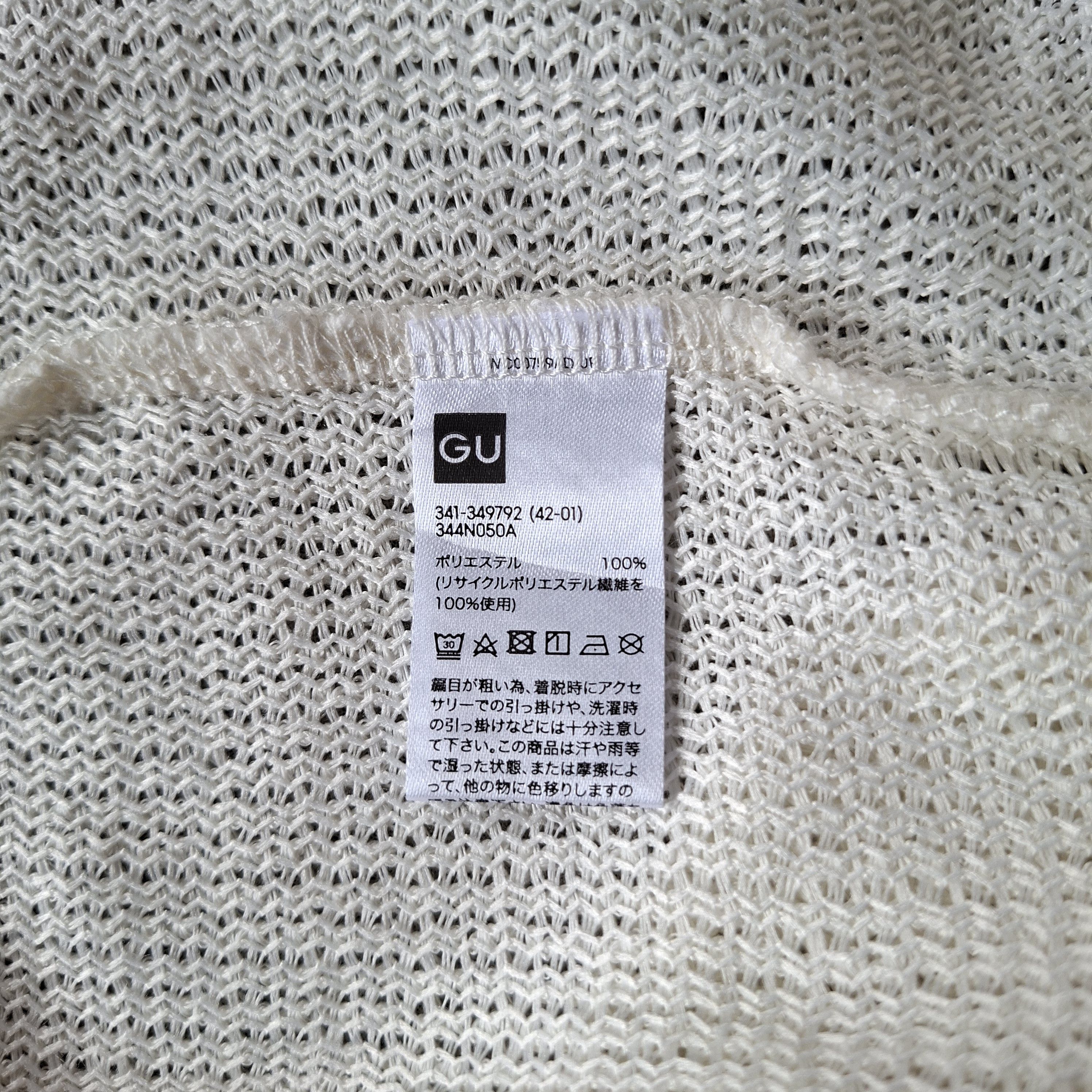 Japanese Brand 💥 Gu japan knit tshirt Size US M / EU 48-50 / 2 - 5 Thumbnail