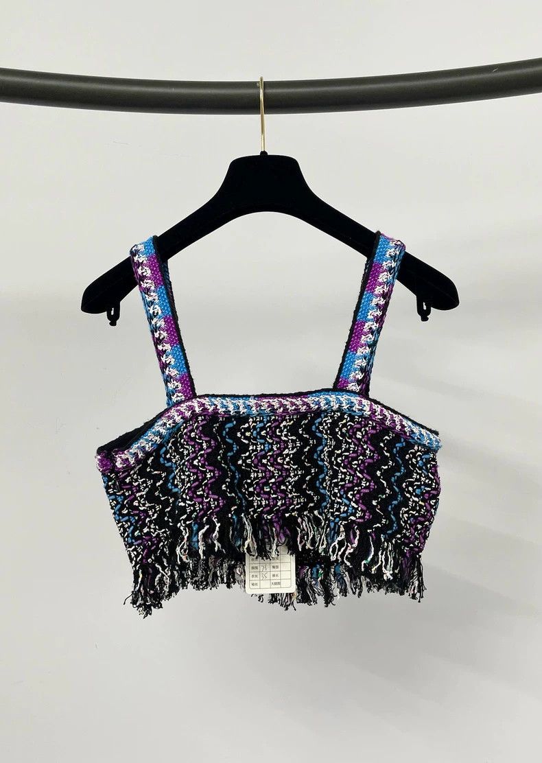 Chanel Chanel Colorful tweed tassel suspenders Size XS / US 0-2 / IT 36-38 - 2 Thumbnail