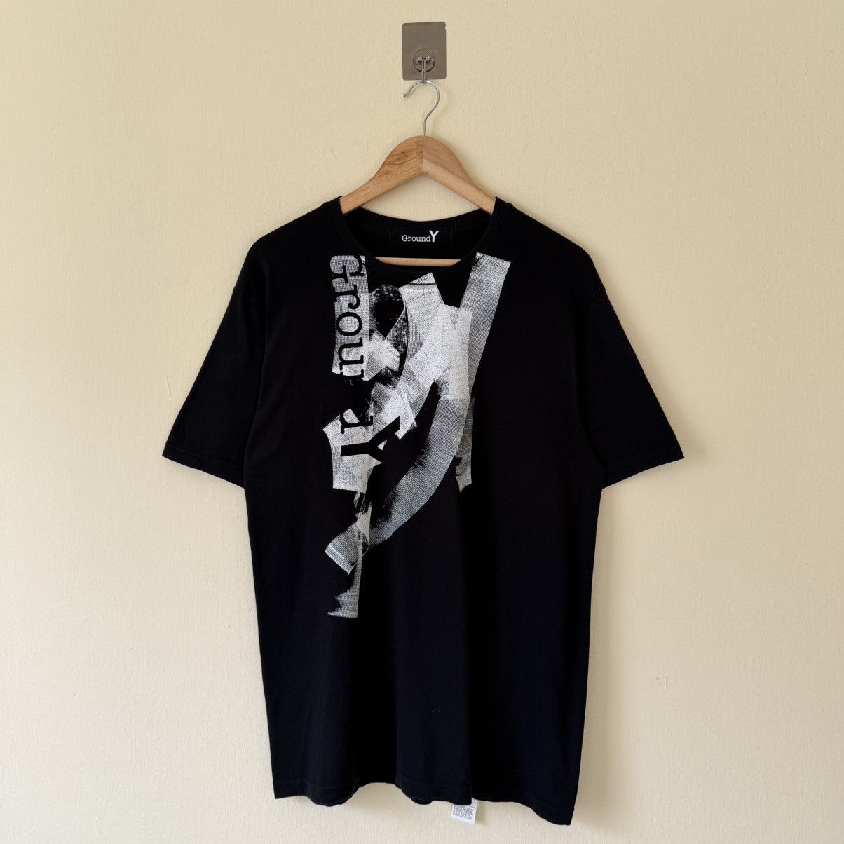 Yohji Yamamoto Ground Y by Yohji Yamamoto Painter Tee Shirt Size US XL / EU 56 / 4 - 1 Thumbnail