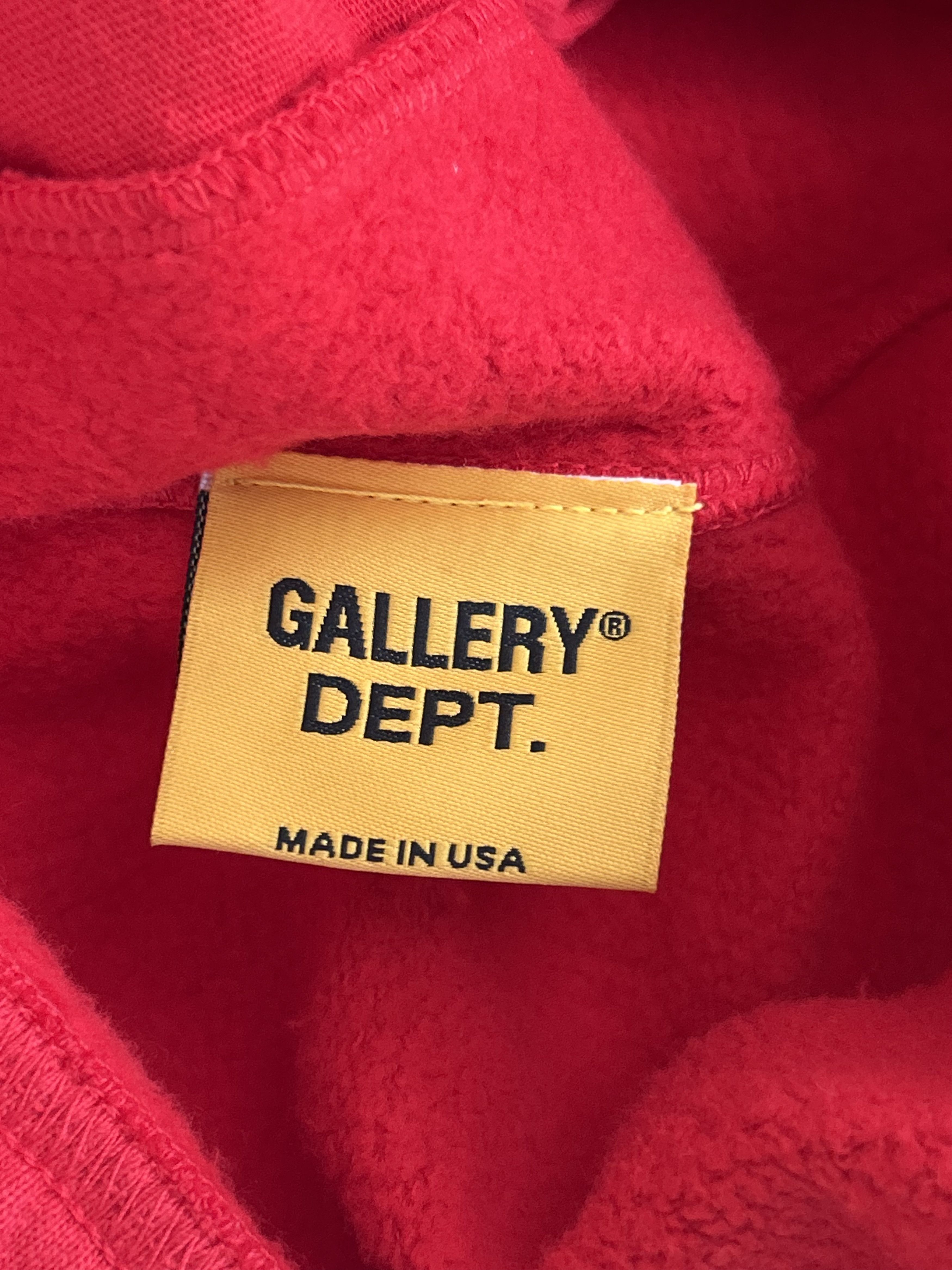 Gallery Dept. Gallery Dept Red & Black Dept Gym Sweatpants Size US 36 / EU 52 - 4 Thumbnail