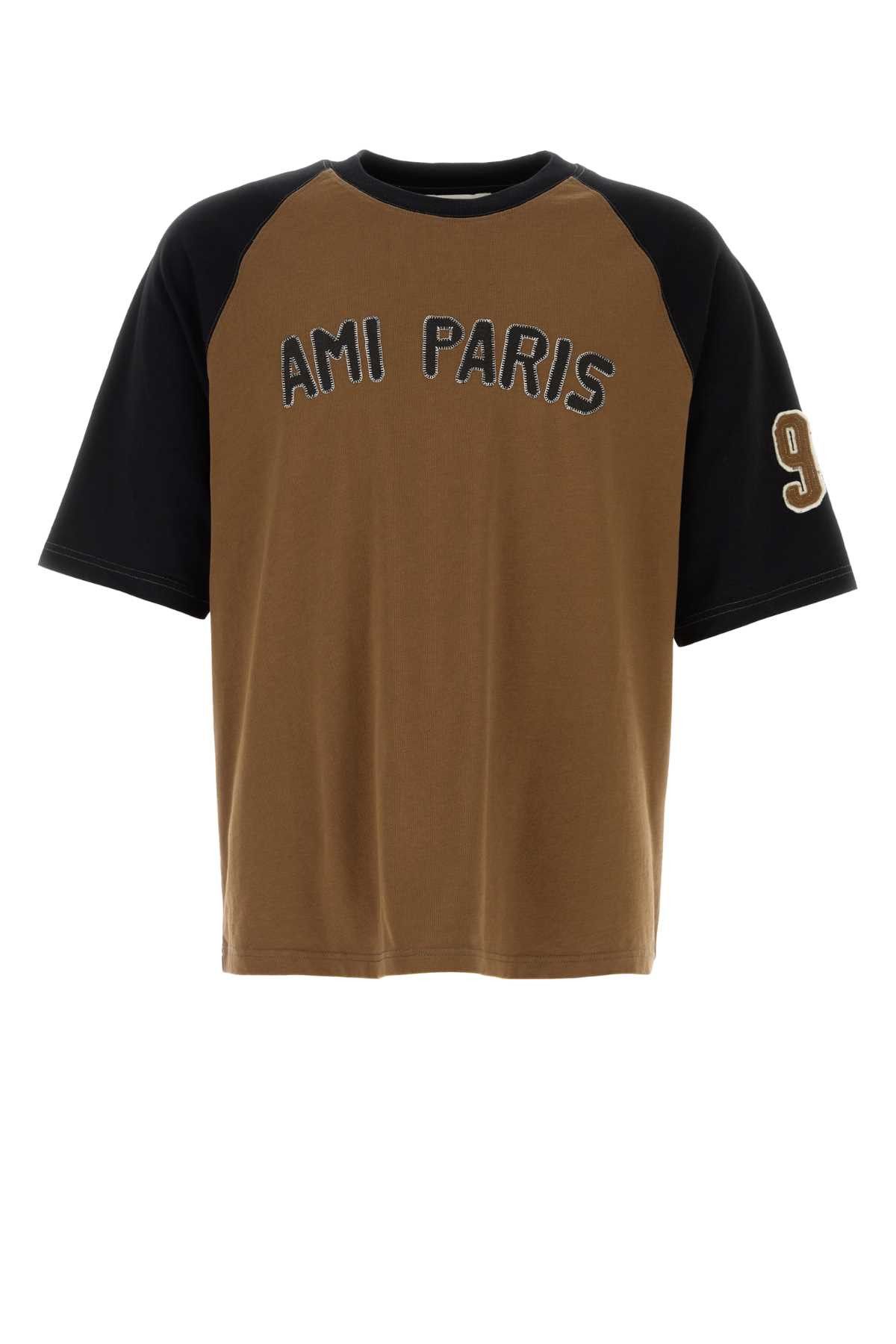 Brown Cotton Oversize T-Shirt