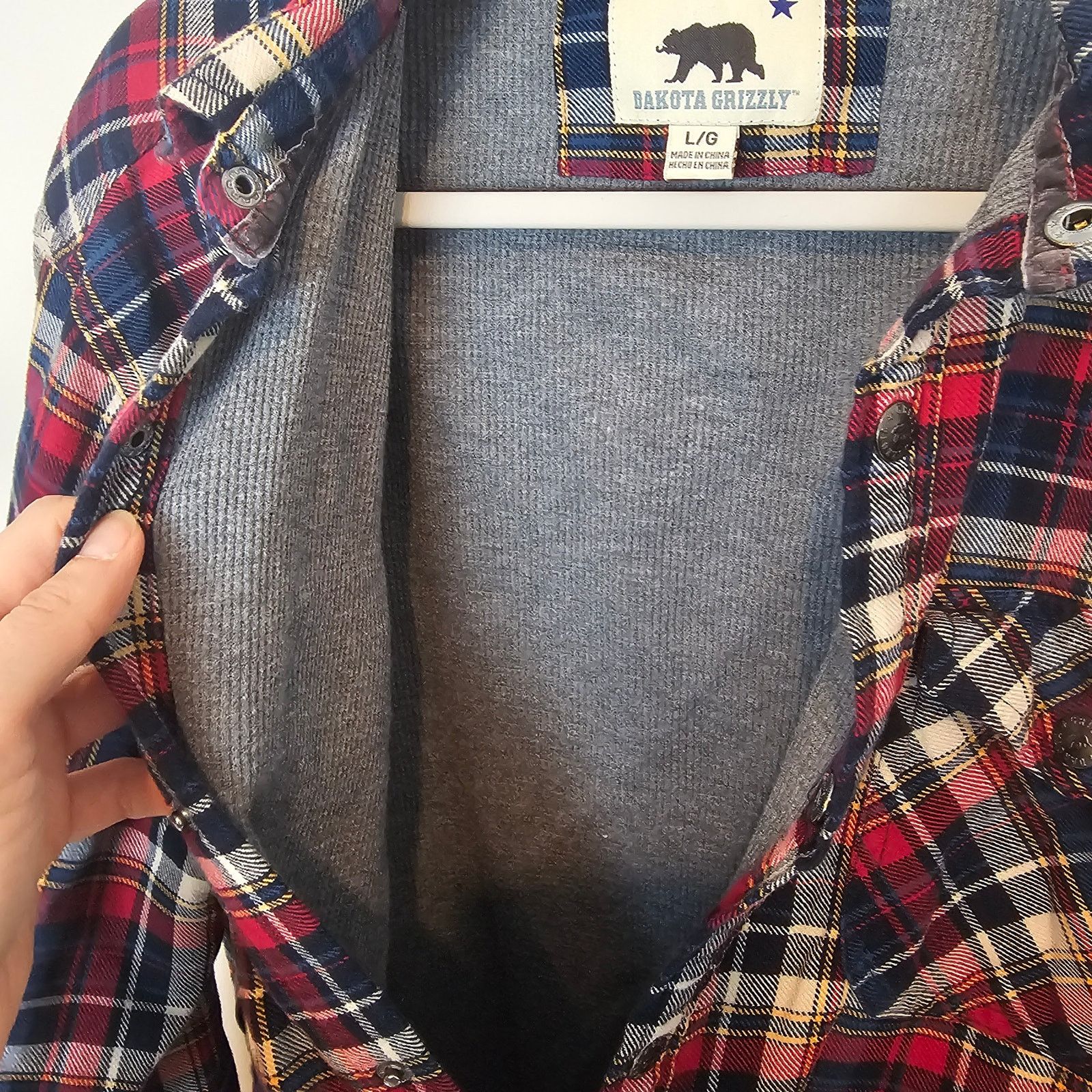 Dakota Grizzly Dakota Grizzly Flannel Shacket Snap L Plaid Lined Gorpcore Size US L / EU 52-54 / 3 - 7 Thumbnail