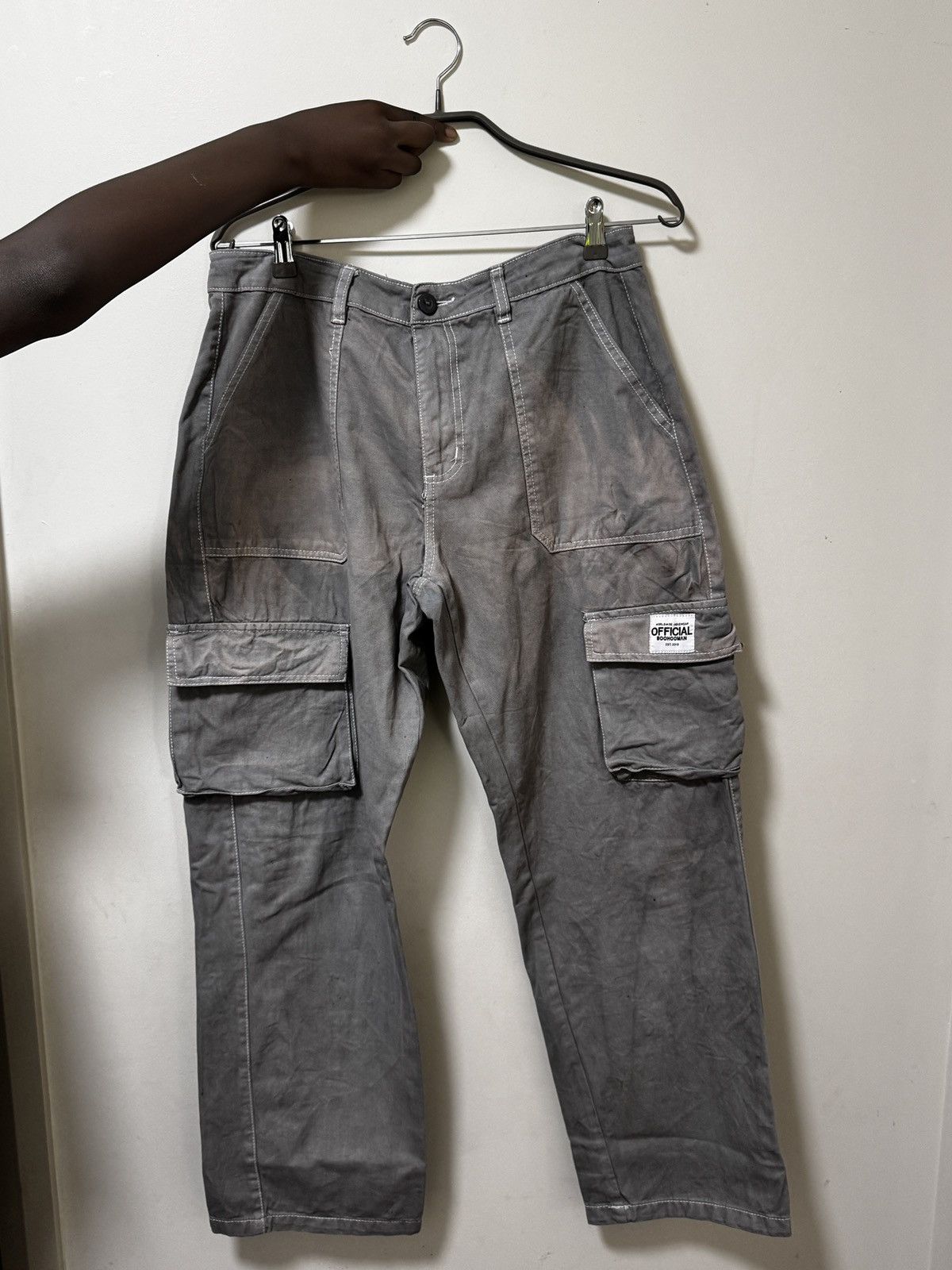 Other RELAXED CONTRAST STITCH CARGO TROUSER WITH WOVEN TAB Size US 34 / EU 50 - 1 Thumbnail