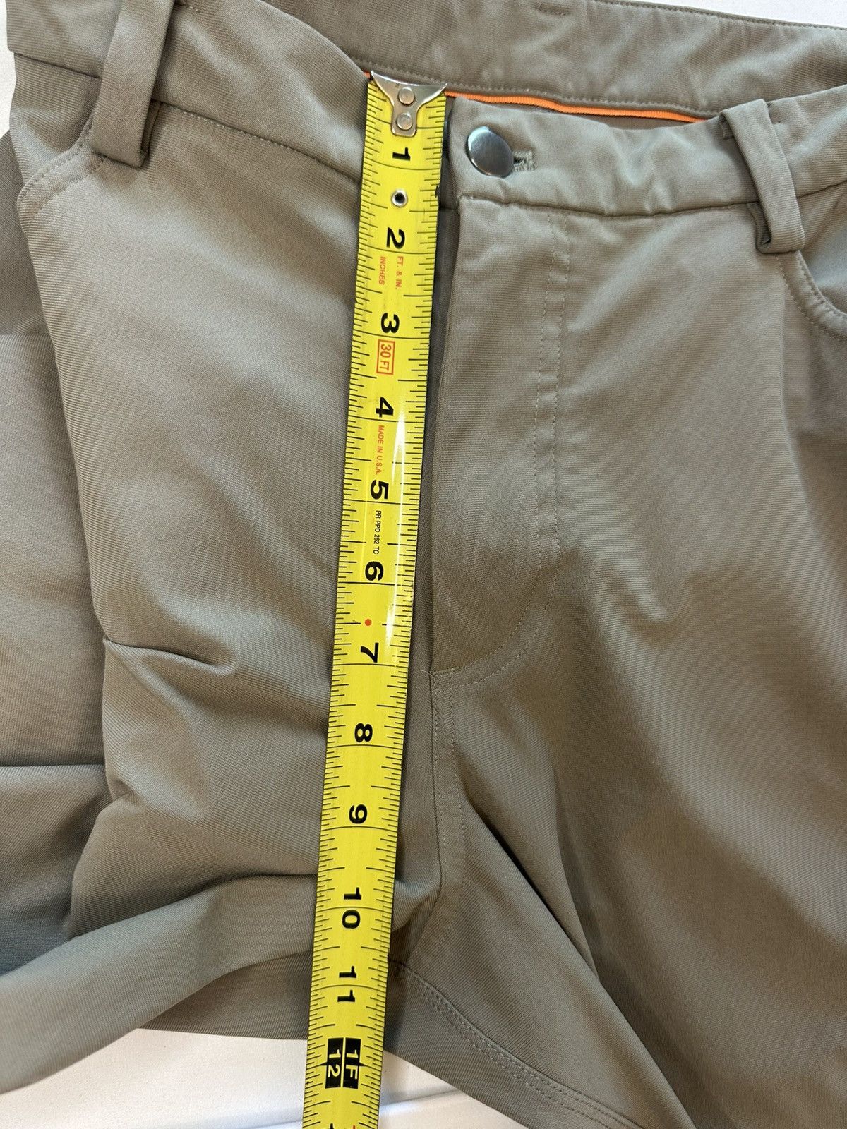Lululemon Lululemon ABC Pants Men 40x33 Artifact Warpstreme Stretch Size US 40 / EU 56 - 6 Thumbnail