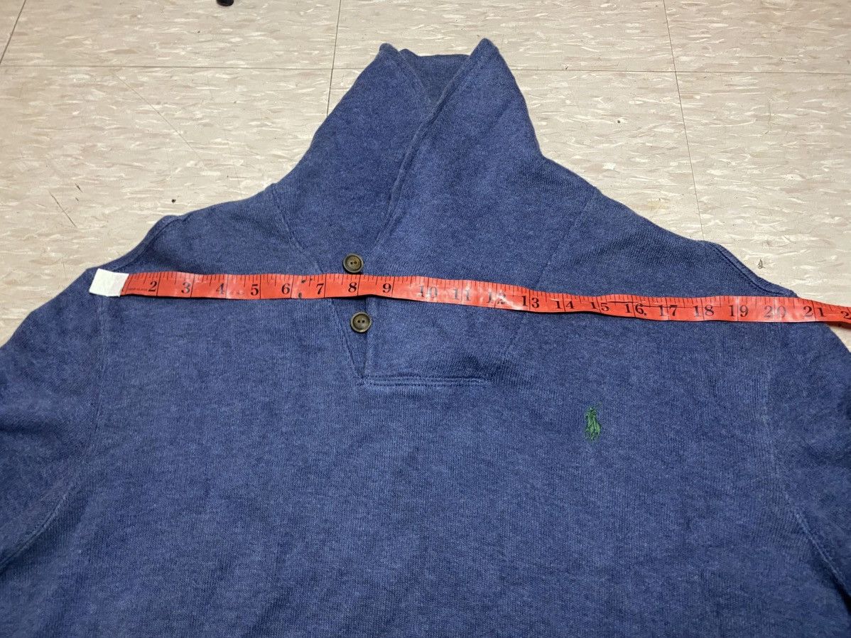 Polo Ralph Lauren × Ralph Lauren × Vintage Vintage polo ralph lauren sweater with leather elbow patches Size US L / EU 52-54 / 3 - 11 Thumbnail