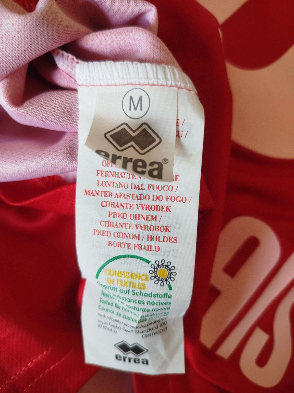 Errea FC Sion Switzerland #6 match worn player issued shirt Size US M / EU 48-50 / 2 - 6 Thumbnail
