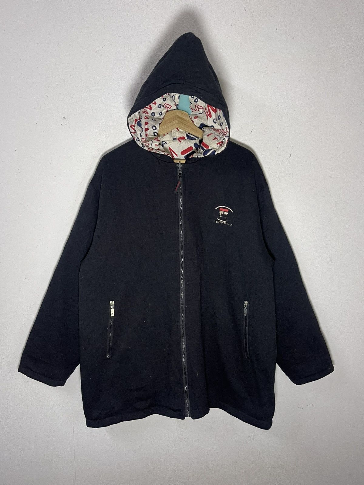 Fila Vintage FILA Reversible Hoodies Jacket Size US XL / EU 56 / 4 - 8 Thumbnail