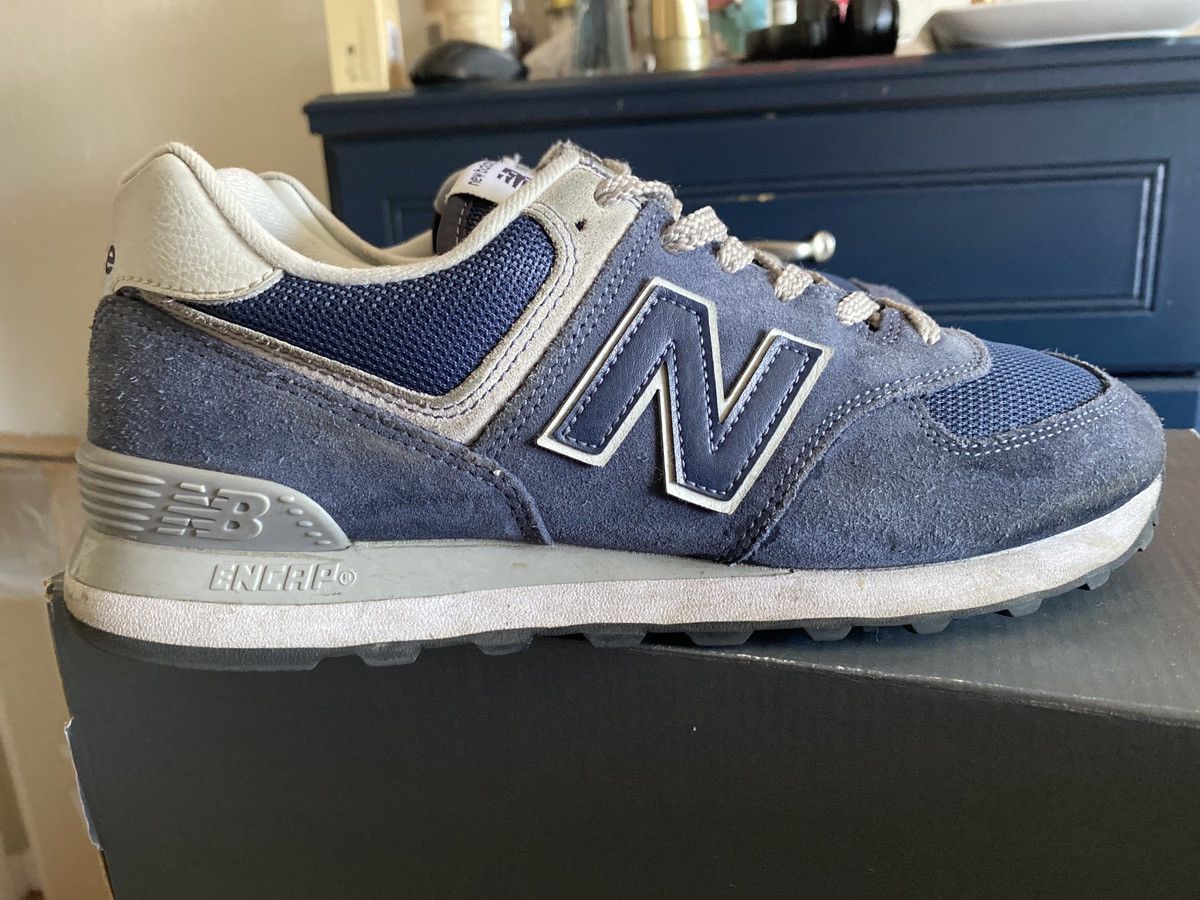 New Balance × Vintage Navy New Balance 574’s Size US 9 / EU 42 - 5 Thumbnail