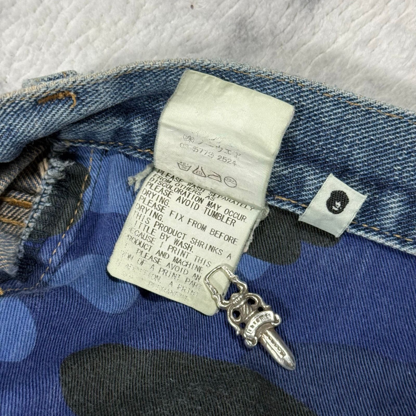 Bape × Nigo Authentic Bape 2000’s Ape Head Baggy Jeans 34 Size US 34 / EU 50 - 6 Thumbnail