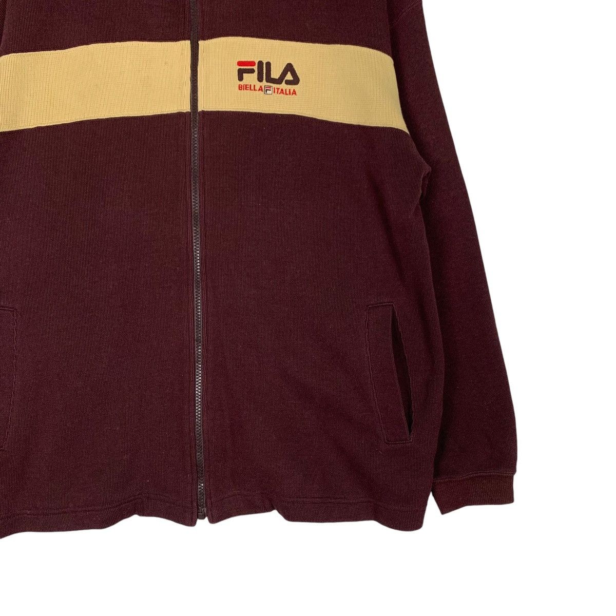 Fila FILA Embroidery Logo Colorblock Sweater Jacket #1267-C57 Size US L / EU 52-54 / 3 - 4 Thumbnail