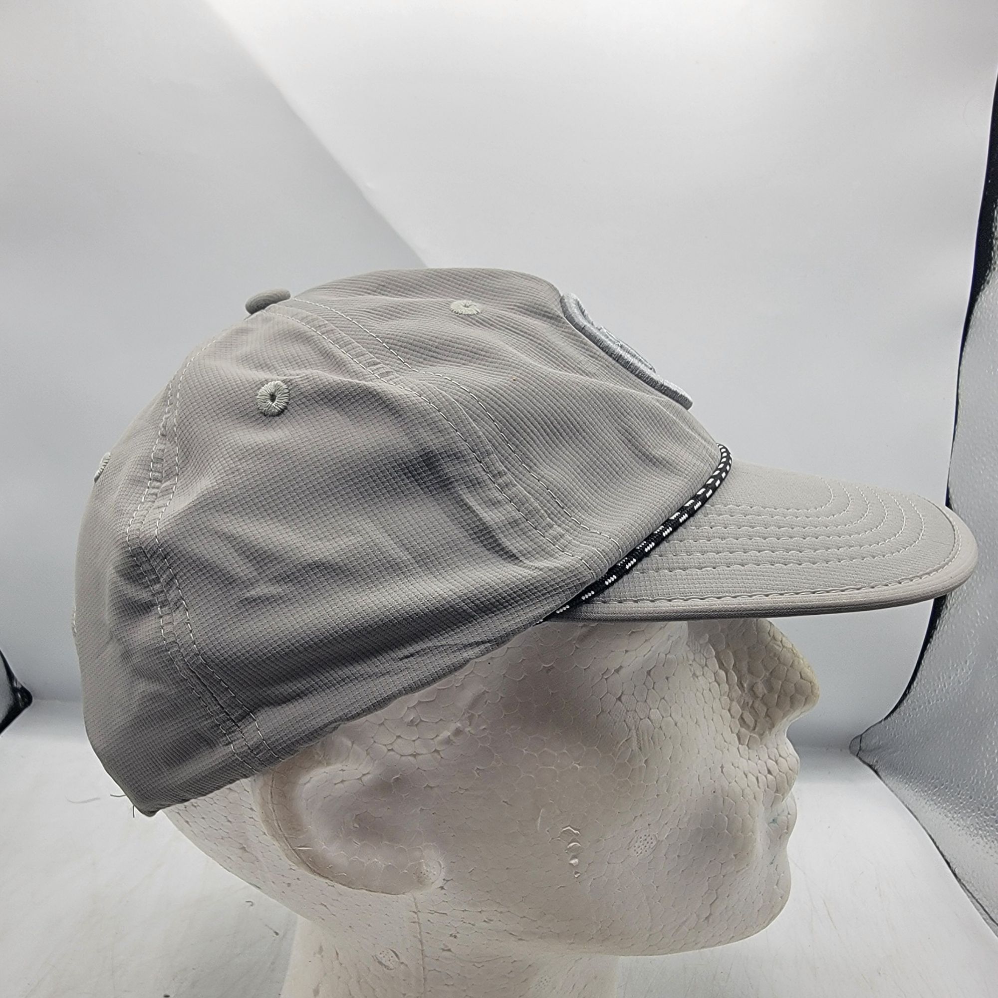 Other Outdoor Cap Adults Gray Snapback Hat Cap Outdoors Casual Ath Size ONE SIZE - 4 Thumbnail